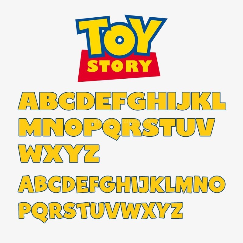 玩具总动员(Toy Story)动画logo字体